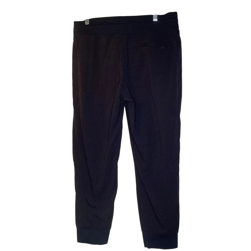 Athleta Trekkie North Crop 23 Jogger Black Hiking Pants 12T Camping - Picture 8 of 12